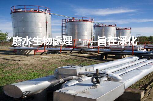 “廢水生物處理，旨在凈化水源，守護(hù)碧水藍(lán)天”